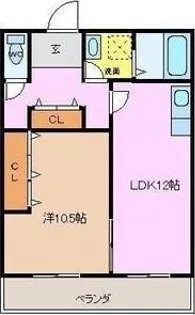 メゾン・ド・エルⅢ【3階】の間取り