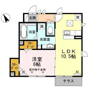 エムケーシープ【1階】の間取り