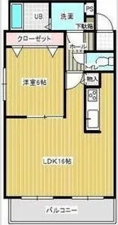 フレンドリーⅠ【3階】の間取り