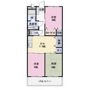 LA VIE EN AI【4階】の間取り