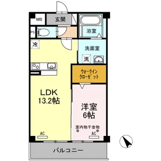 Aggress【3階】の間取り