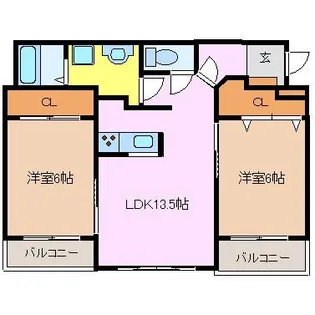 ロイヤルサイト【1階】の間取り