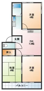 ルフランパレス【201号室】の間取り