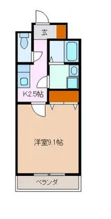 JYヒルズ【205号室】の間取り