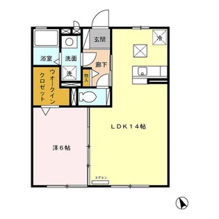 グランドソレーユ C【1階】の間取り