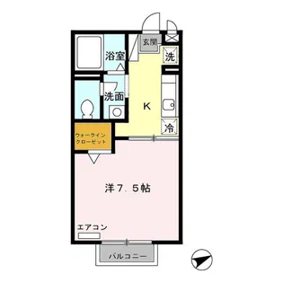 ルネ城東【2階】の間取り