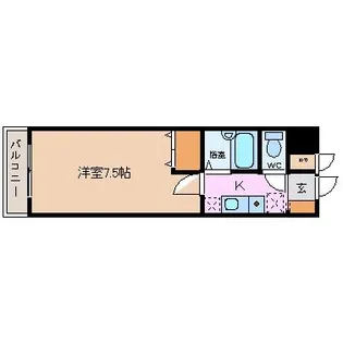トワニマンション【405号室】の間取り