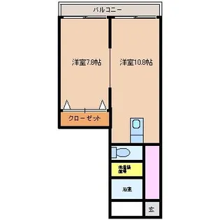 VIP-IN太平洋ノースヒルズ【3階】の間取り