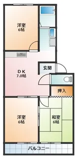 ルフランパレス【3階】の間取り