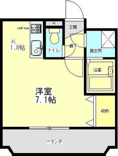 ユーミーマンション加藤A棟【2階】の間取り