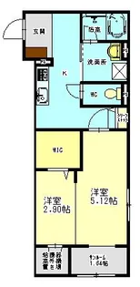 クレアール【2階】の間取り