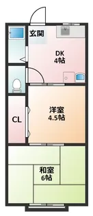 エスポワール青葉【104号室】の間取り