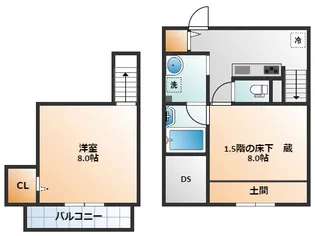 ルミウス【1階】の間取り