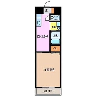 グランデ鵜の森【6階】の間取り