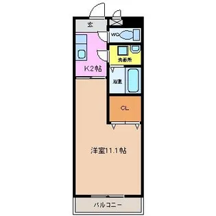 monfoyer【305 号室】の間取り