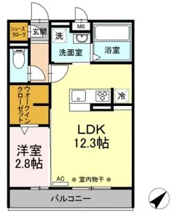 Force【205号室】の間取り