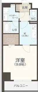 Premium Town Place【8階】の間取り