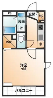 リッツ石塚【3階】の間取り