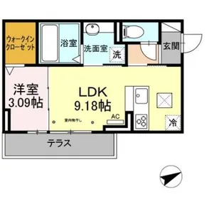 Cools【1階】の間取り