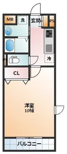 グレイティア四日市【1階】の間取り