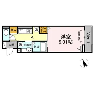 エスペランサSⅧ【2階】の間取り