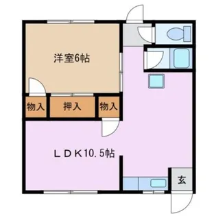 ハーベスト四日市【1階】の間取り