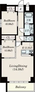 S-FORT四日市arcam【7階】の間取り