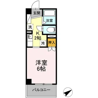 エスパシオ安島【4階】の間取り