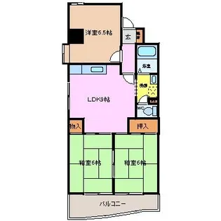 シュロス鵜の森【2階】の間取り