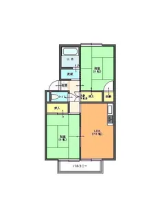プレジール前山【2階】の間取り