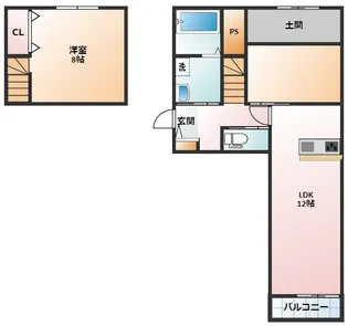 ルミウス【1階】の間取り