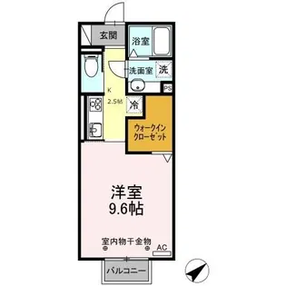 フィオーレ ロッソ【2階】の間取り