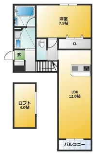 ルミウス【2階】の間取り