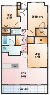パレ久保田【2階】の間取り