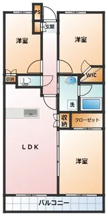 パレ久保田【502号室】の間取り