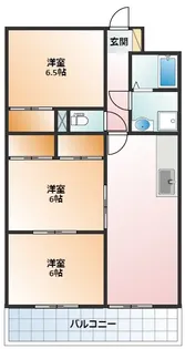 グレースマンション藤【7階】の間取り