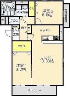 maisonすずかけ【3階】の間取り
