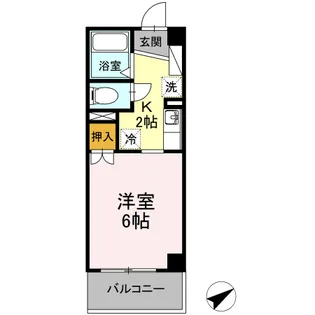 エスパシオ安島【4階】の間取り