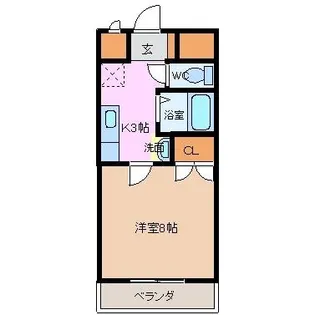 サン・アペックス四日市【6階】の間取り