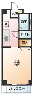ロイヤル富州【3E号室】の間取り