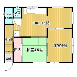 ハーベスト四日市【207号室】の間取り