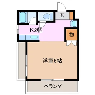 ふじよしマンション【402号室】の間取り