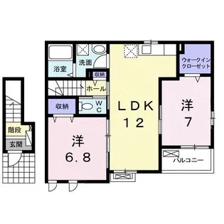 サンリット ガーデン【2階】の間取り