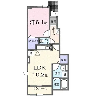フォーリスト別名Ⅰ【1階】の間取り