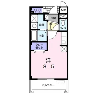 ガーディアン【3階】の間取り