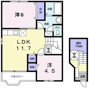 ノーブル・ハイムⅡ【2階】の間取り