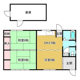 三重県四日市市小牧町【一戸建】の間取り