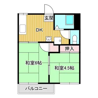 フォーブルねむの樹【1階】の間取り