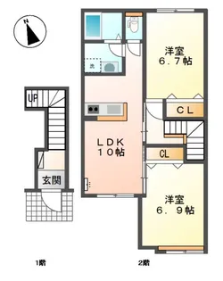 ナナハウス【2階】の間取り