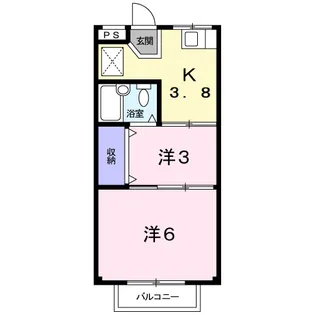 ジャングルジムイトウ【2階】の間取り